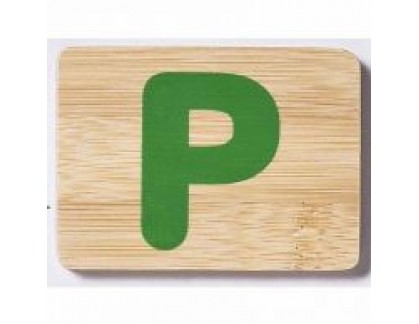 Bamboo Letter P