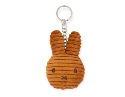 Miffy Plush Flat Keychain - Cinnamon Corduroy