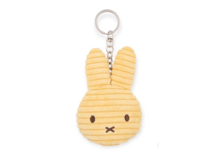 Miffy Plush Flat Keychain - buttercream Corduroy