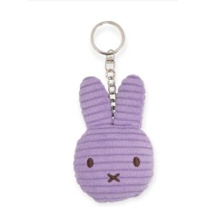 Miffy Plush Flat Keychain - lilac Corduroy