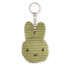 Miffy Plush Flat Keychain - Olive Green Corduroy