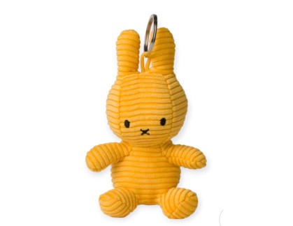 Miffy Keychain Corduroy Yellow - 10 cm