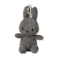 Miffy Keychain Corduroy Grey- 10 cm