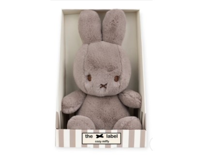 Cozy Miffy Plush & Gift Box Taupe - 23cm