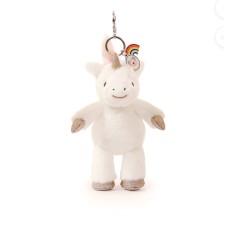 Misty Unicorn Bag Charm (Vegan Angora) 7"/ 18 cm