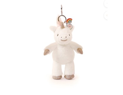 Misty Unicorn Bag Charm (Vegan Angora) 7"/ 18 cm