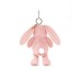 Bella Bunny Bag Charm (Vegan Angora) 7"/ 18 cm