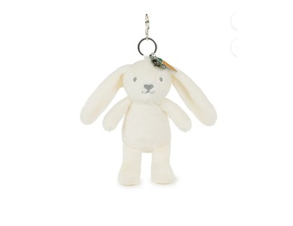 Ziggy Bunny Bag Charm (Vegan Angora) 7"/ 18 cm