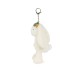 Ziggy Bunny Bag Charm (Vegan Angora) 7"/ 18 cm