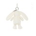 Ziggy Bunny Bag Charm (Vegan Angora) 7"/ 18 cm