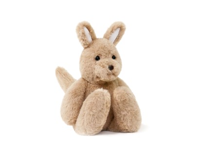 Little Kip Kangaroo – Soft Toy (Vegan Angora) 10" / 25cm