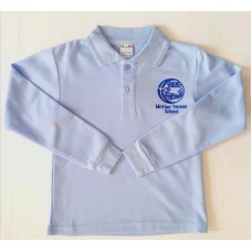 Mother Theresa L/S Polo Light Blue