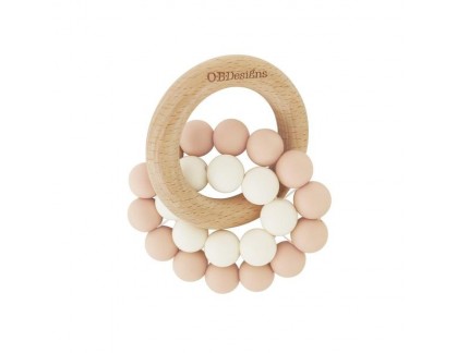 Eco - Friendly Teether - Blush Pink