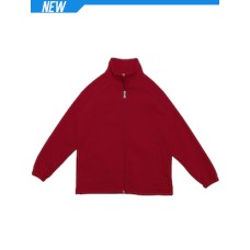 Unisex Adults Poly/Cotton Fleece Zip Through Jacket
