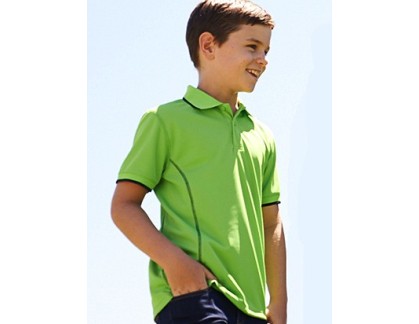 CP0930 Stitch Feature Essentials-Kids Short Sleeve Polo