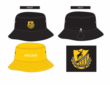 CAMPBELL REVERSIBLE HAT YELLOW/BLACK WALKER (PRE ORDER)