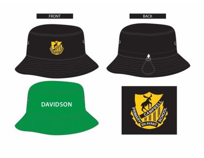 Campbell Reversible hat green/black Davidson (Pre order)