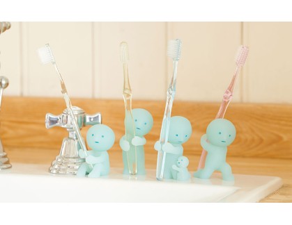 Smiski toothbrush stand-Protecting Green